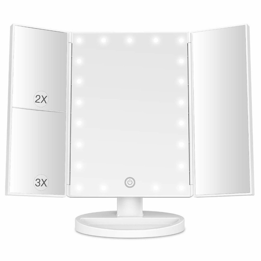 BESTOPE Makeup Vanity Mirror with Lights, 2X/3X Ma